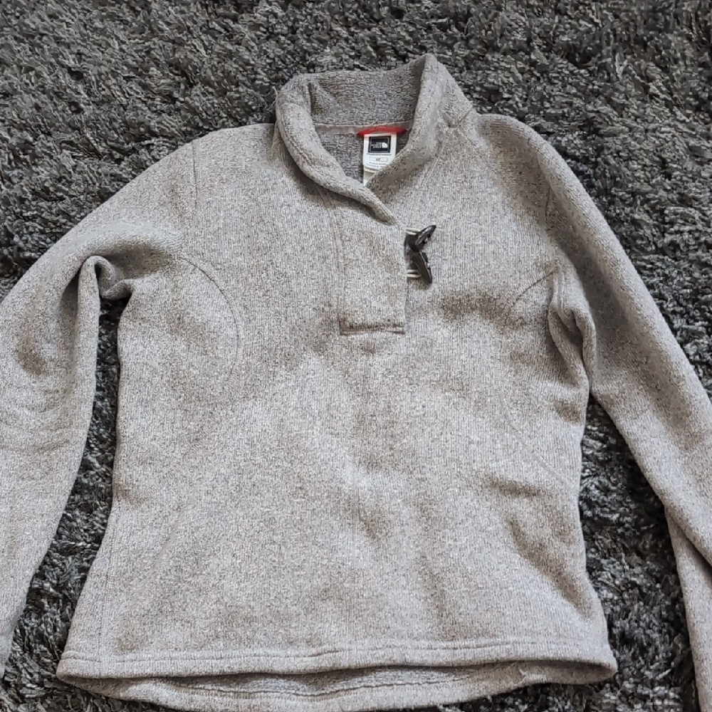 North Face Sweater Pullover Fleece Lined